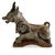 Nandi Cow in Carved and Lacquered Wood For Sale - Image 4 of 9
