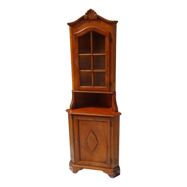 Corner Display Cabinet, 1980s For Sale