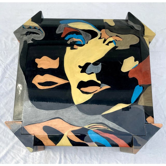 1993 Pop Art Signed Original Coffee Table by Robert Fischer For Sale - Image 13 of 13