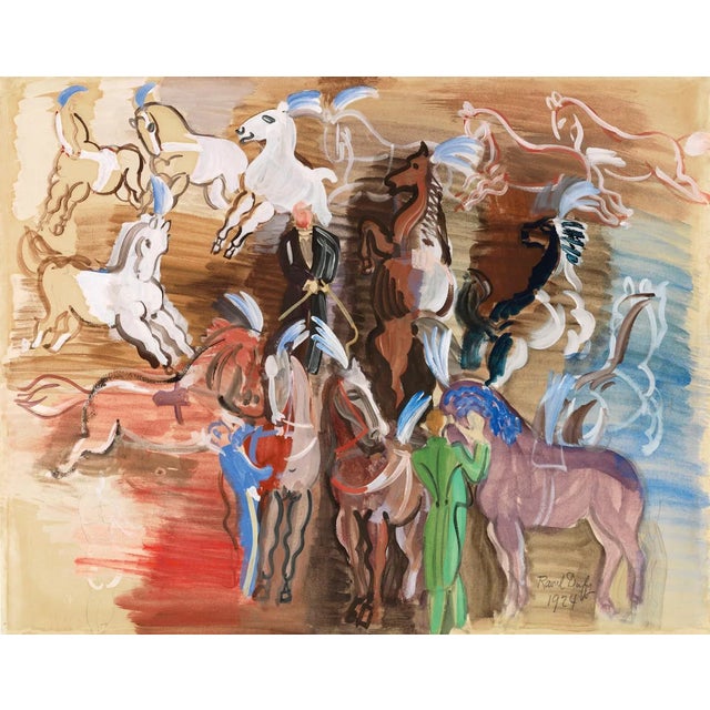 Title: Chevaux de Cirque Giclee Artist: Raoul Dufy Country: France Medium: Giclee Marks: Numbered Ltd Edition Paper size:...