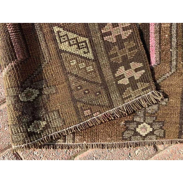 Vintage Hand Made Area Rug - 37.5" X 58" For Sale - Image 9 of 10