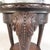 Wood Antique Round Mahogany Side Table with Green Veined Marble Top, 1890s For Sale - Image 7 of 18