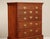 1980s Custom Crafted Queen Anne Style Cherry Highboy Chest For Sale - Image 5 of 18