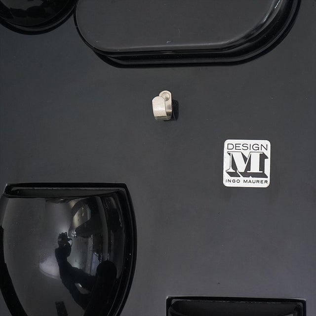 Black Uten.Silo Wall Organizer Tray by Dorothee Maurer Becker for Design M, 1960s For Sale - Image 9 of 15