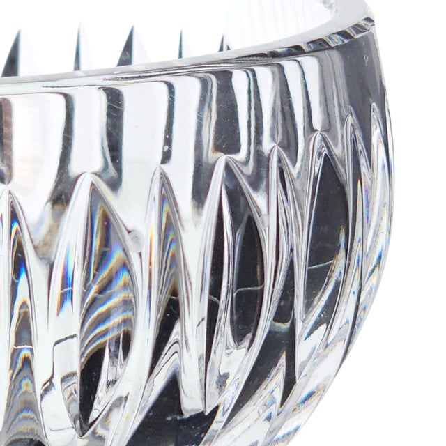 Marquis by Waterford Sheridan Footed Cut Crystal Bowl 5.5" For Sale - Image 9 of 12