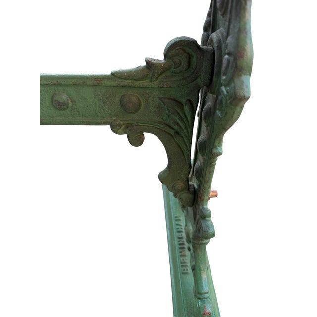 19th Century Ornate Cast Iron Side Table from Gaskell & Chambers For Sale - Image 10 of 16