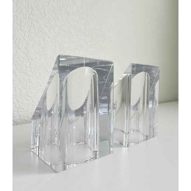 Ralph Lauren Crystal Bookends - A Pair For Sale - Image 11 of 12