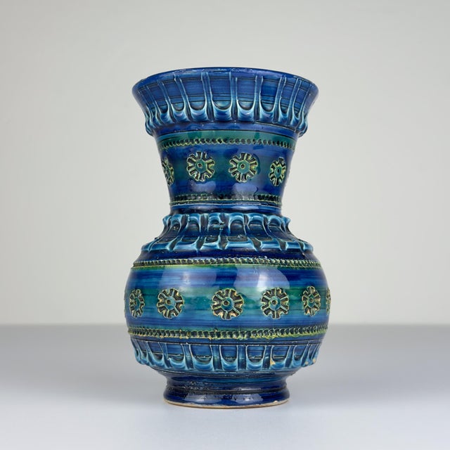 Vintage Ceramic Vase by Aldo Londi for Bitossi, 1970s For Sale - Image 15 of 15