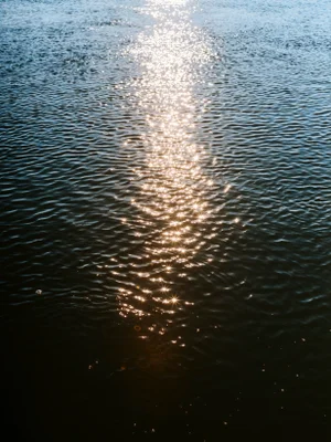 Contemporary Minimalist 'River Sparkle', Large 27 X 36" Fine Art Photography Print