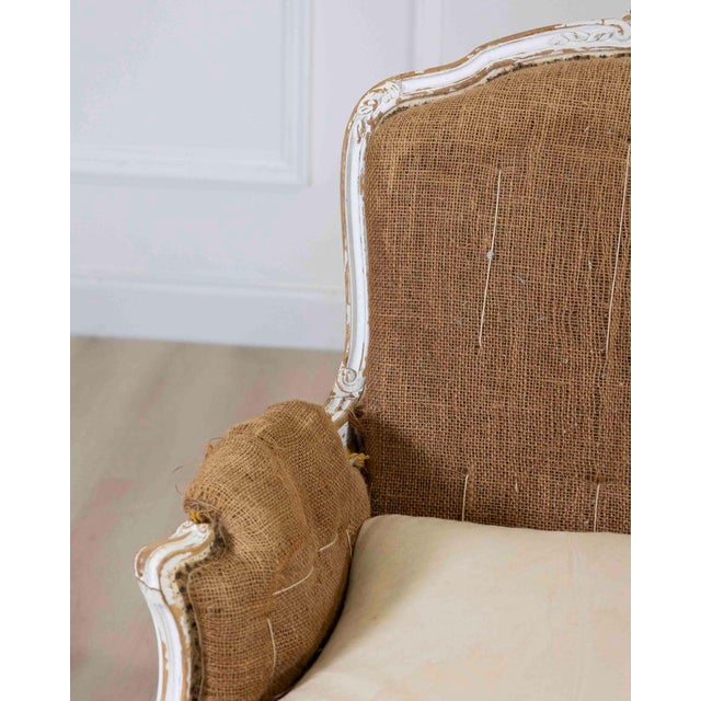 French Pair of 20th Century French Chairs, Ready to Upholster For Sale - Image 3 of 10
