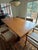 Dyrlund dinner table in midcentury style, bought in the 80s. Teak wood, dim.: 98” L x 47” W x 29” H, produced in Denmark....