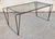 Mid 20th Century Mid 20th Century MCM Metal and Glass Top Coffee Table Sauze Style For Sale - Image 5 of 12