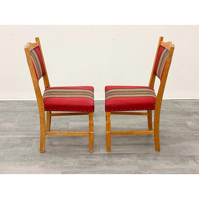 1960s Set 6 Danish Dining Chairs Mid Century Modern For Sale - Image 5 of 11