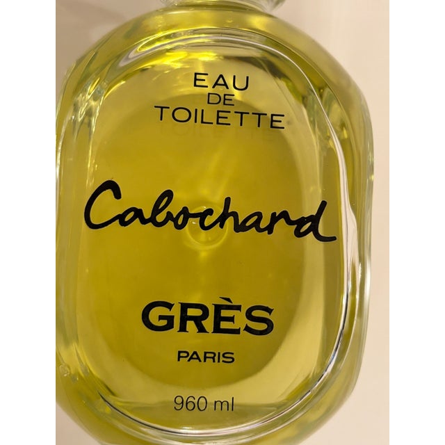 Art Deco Cabochard by Gres Paris Factice Large Perfume Glass Bottle 32 Oz 960 Ml For Sale - Image 3 of 18