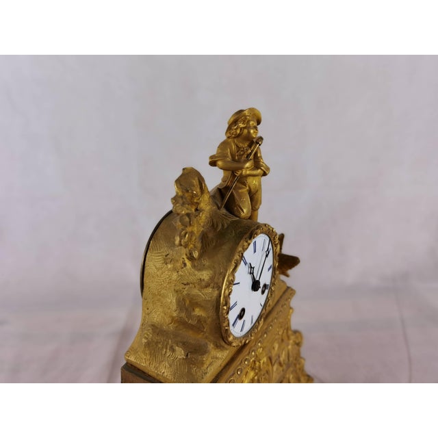 Antique French Mantel Clock by Marti et Cie, 1850 For Sale - Image 12 of 18