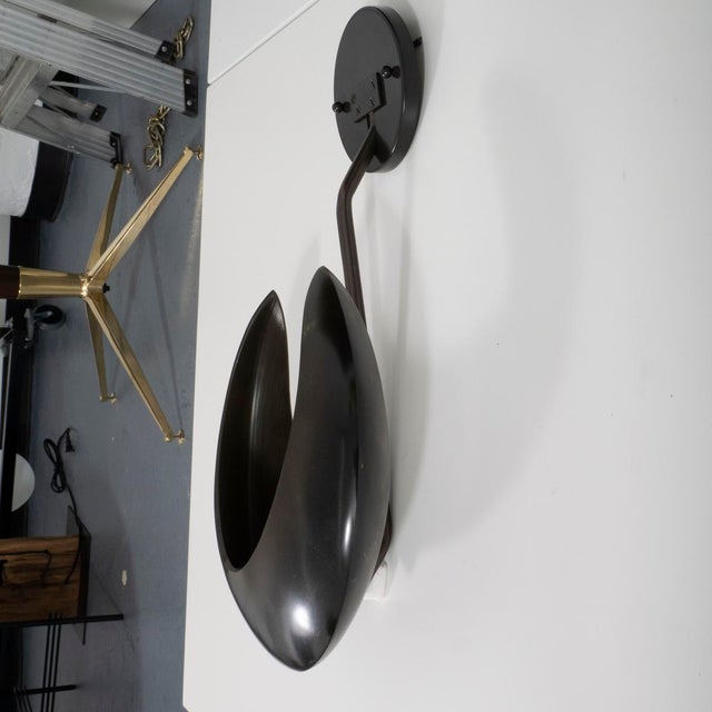 The Marbro Lamp Company Pair of Vintage Crescent Moon Wall Sconces by Marbro For Sale - Image 4 of 10