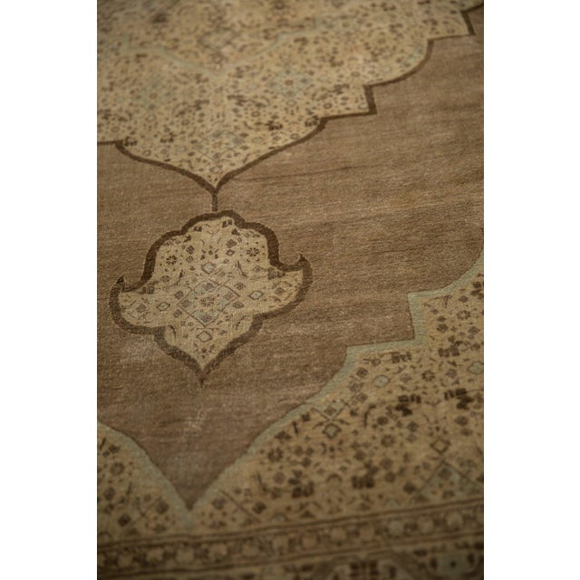 Old New House Antique Fine Distressed Tabriz Carpet - 10'2" x 13'4" For Sale - Image 4 of 16