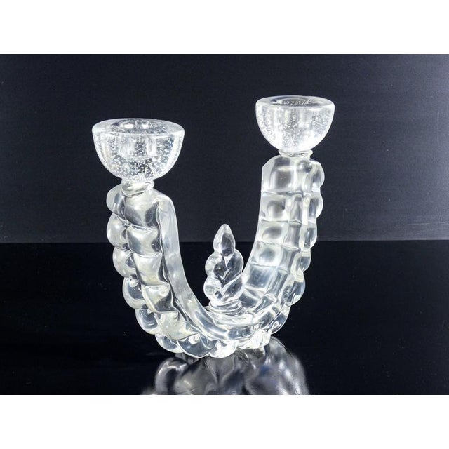 Blown Glass Candelabra from Barovier, 1930s For Sale - Image 6 of 18