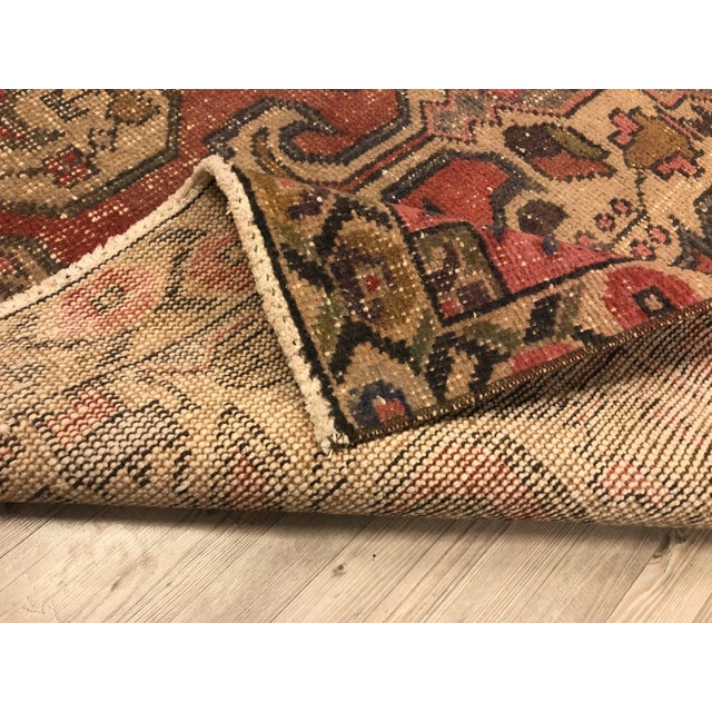 Textile Vintage Turkish Wool Rug-3′11″ × 7′1″ For Sale - Image 7 of 8