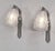 1930s Schneider Pair of French Art Deco Tulip Shade Wall Sconces, Birds Motif - 1930s For Sale - Image 5 of 7