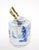 Antique Oversized Blue and White Chinoiserie Porcelain Tea or Coffee Pot For Sale - Image 4 of 10