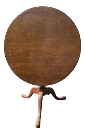 Antique Mahogany Tilt Top Table Large Queen Anne Style