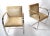 Mies Van Der Rohe for Knoll Beige Ultrasuede Stainless Steel Brno Chairs - Pair For Sale - Image 12 of 13