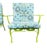 Vintage Wrought Iron Outdoor Patio Furniture-A Pair of Restored Arm Chairs Brighten up your space with this one-of-a-kind...