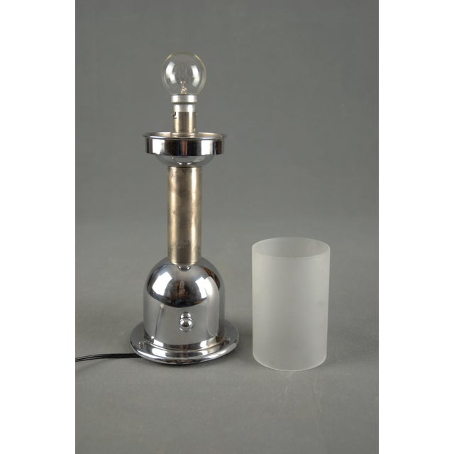 Art Deco Table Lamp by Jean Boris Lacroix for Metis, 1930s For Sale - Image 6 of 10