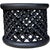This striking Black Bamileke coffee table is a sculptural statement piece, handcrafted by skilled artisans in Cameroon....