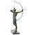 Metal Early 20th Century The Archer Classical Bronze Male Nude Sculpture by Ernst Moritz Geyger For Sale - Image 7 of 11
