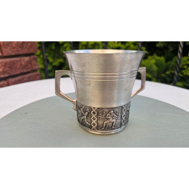 Metal Pewter Vase/Pitcher, 1970s, Itb Norway For Sale - Image 7 of 8