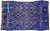 Vintage Blue Beni Mguild Moroccan Rug - 06'10 X 10'06 For Sale