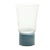 Drinking Glass with Blue-Grey Base, Moire Collection, Hand-Blown Glass by Atelier George For Sale