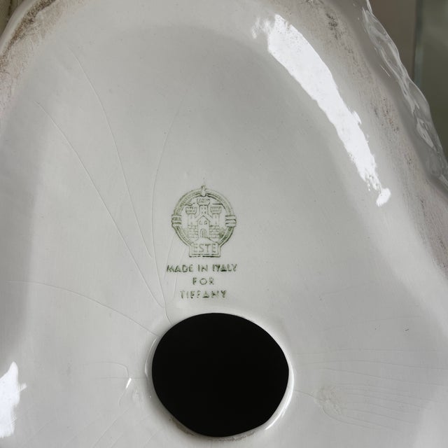 Ceramic Pair of Mid 20th Century Blanc De Chine Ducks by Este Ceramiche for Tiffany and Co For Sale - Image 7 of 9