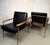 Howell Mfg. Vintage Metal and Wood Lounge Chairs by Howell- Set of 2 For Sale - Image 4 of 12