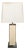 French White Lacquered Table Lamp from Maison Romeo For Sale