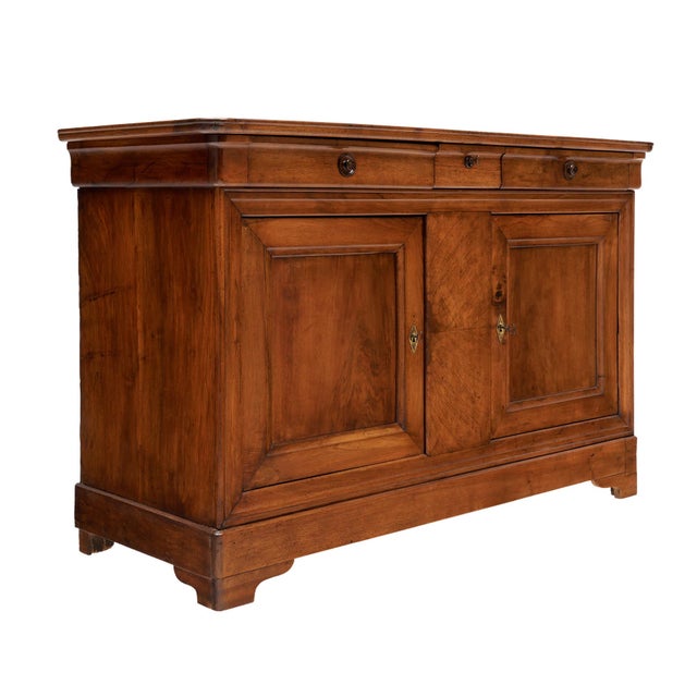 French Louis Philippe French Antique Buffet For Sale - Image 3 of 9