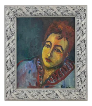Sirio Pellegrini, Portrait of Maurizio, Oil on Board, 1969