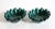 Emerald Vintage Italian Ceramic Deep Emerald Green Bowls - a Pair For Sale - Image 8 of 8