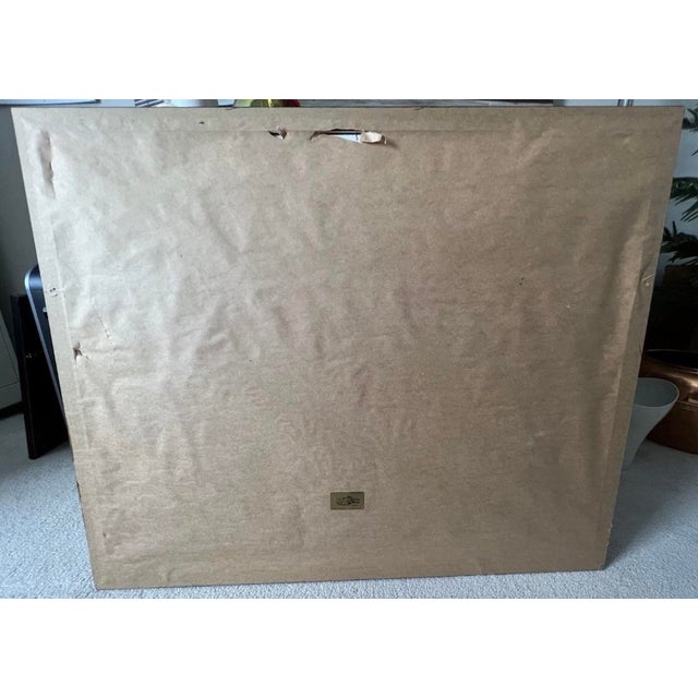 Late 20th Century Bucks County Pennsylvania Artist Mary Blackey Original Custom Framed Signed Watercolor For Sale - Image 9 of 10