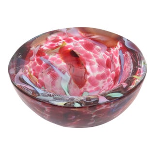 Vintage Murano Tutti Fruitti Bowl Glass by Avem, Italy, 1960's For Sale