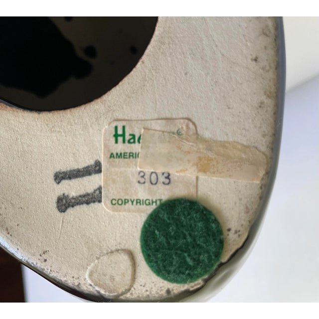 1960's Royal Haeger Pottery Black Ceramic Swan For Sale - Image 9 of 10