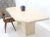 Large Rectangular Double Pedestal Travertine Dining or Conference Table For Sale - Image 4 of 13