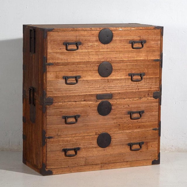 Japanese Tansu in Wood For Sale - Image 14 of 14