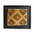 Modern Vintage Framed Shoowa Tribal African Grass Textile For Sale - Image 3 of 3