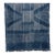 Vintage African Moss "Voltaic Shield" Indigo Throw For Sale