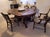 Antique Walnut Pedestal Dining Table For Sale - Image 9 of 9
