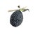 Set of 7 pieces of decorative fruit. All pieces are beaded, I believe in a resin material with decorative wooden sticks...