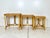 Vintage Wicker Rattan Nesting Side Tables- Set of 3 For Sale - Image 4 of 12